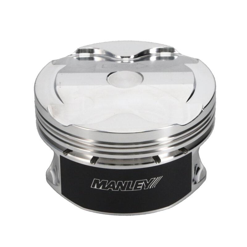 Ford Coyote Piston Set - Manley Performance - Platinum Series, +1cc Dish, 3.667in Bore, 11:1 CR - `18-`27